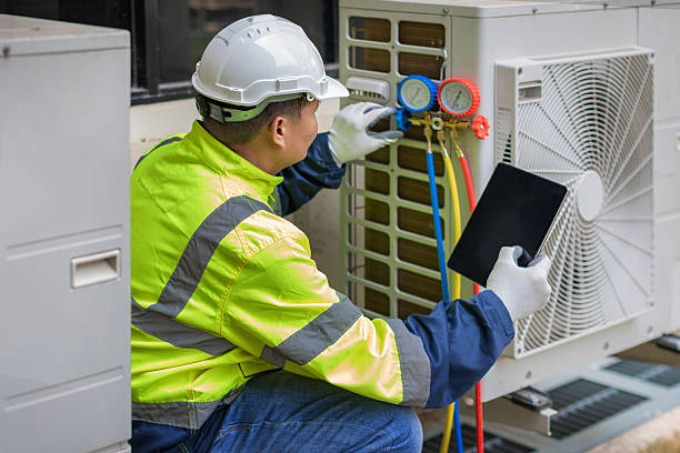 Professional Hvac technician working in Mc Gaheysville, VA